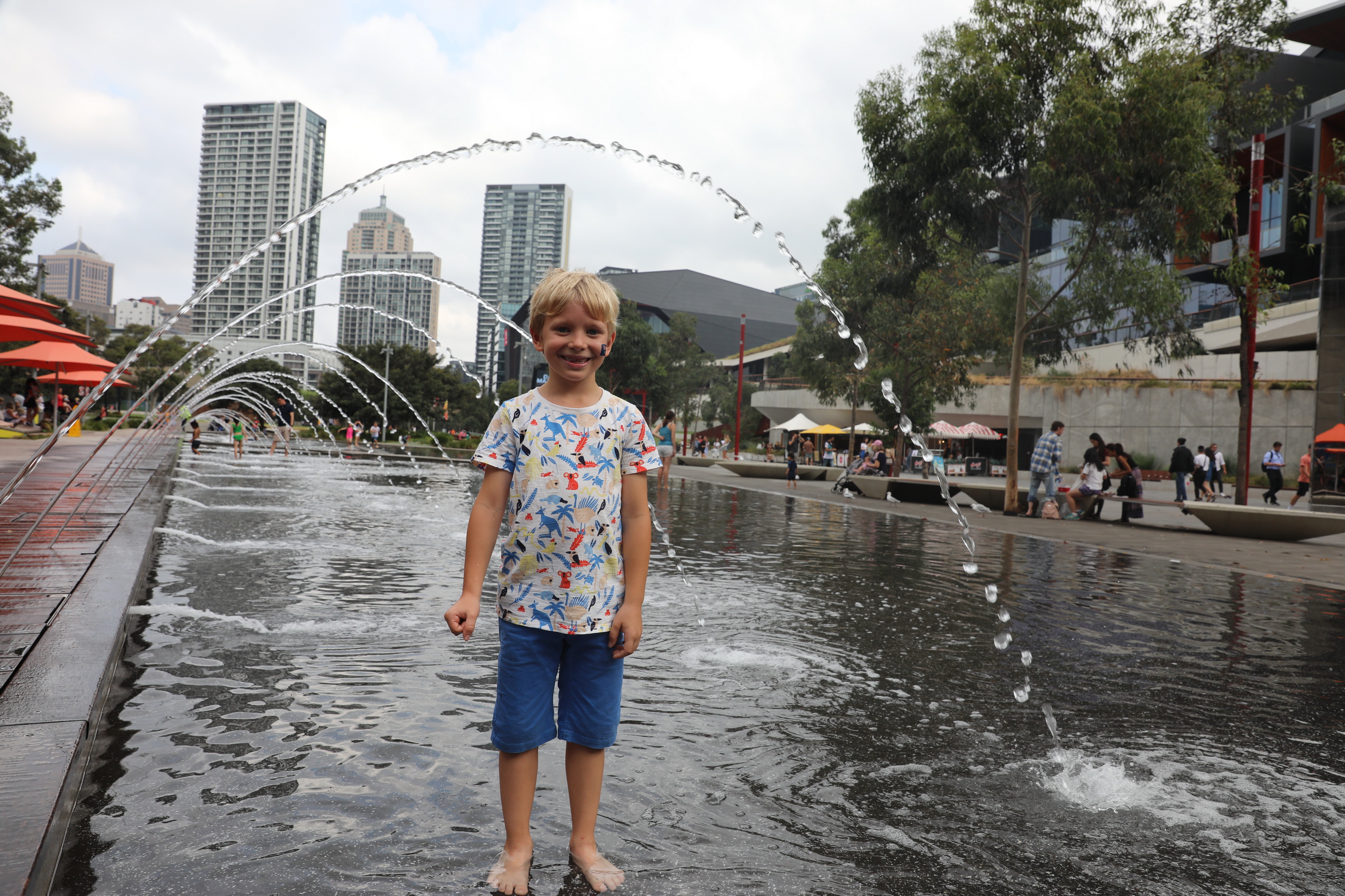 Tumbalong Park Playground bei Darling Harbour